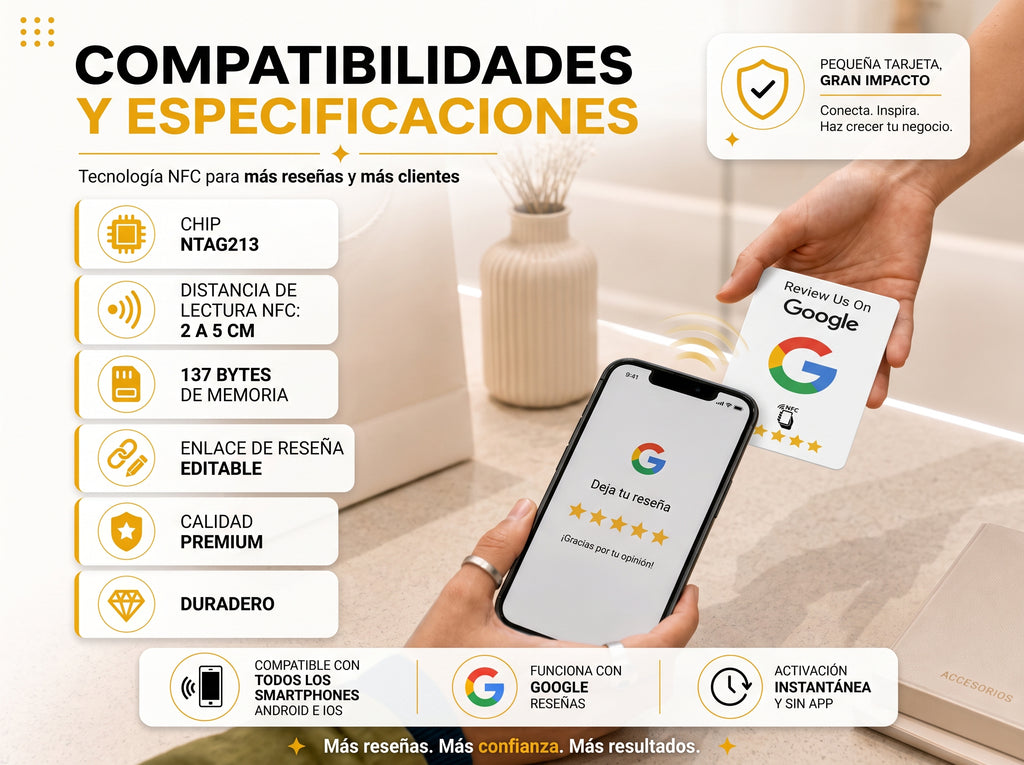 Compra tarjetas NFC y revéndelas a negocios
